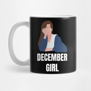 Birthday Gifts for Women December Women December Beautiful Girl Mug